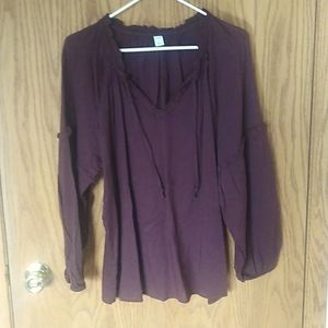 Old Navy women's boho top, size XL